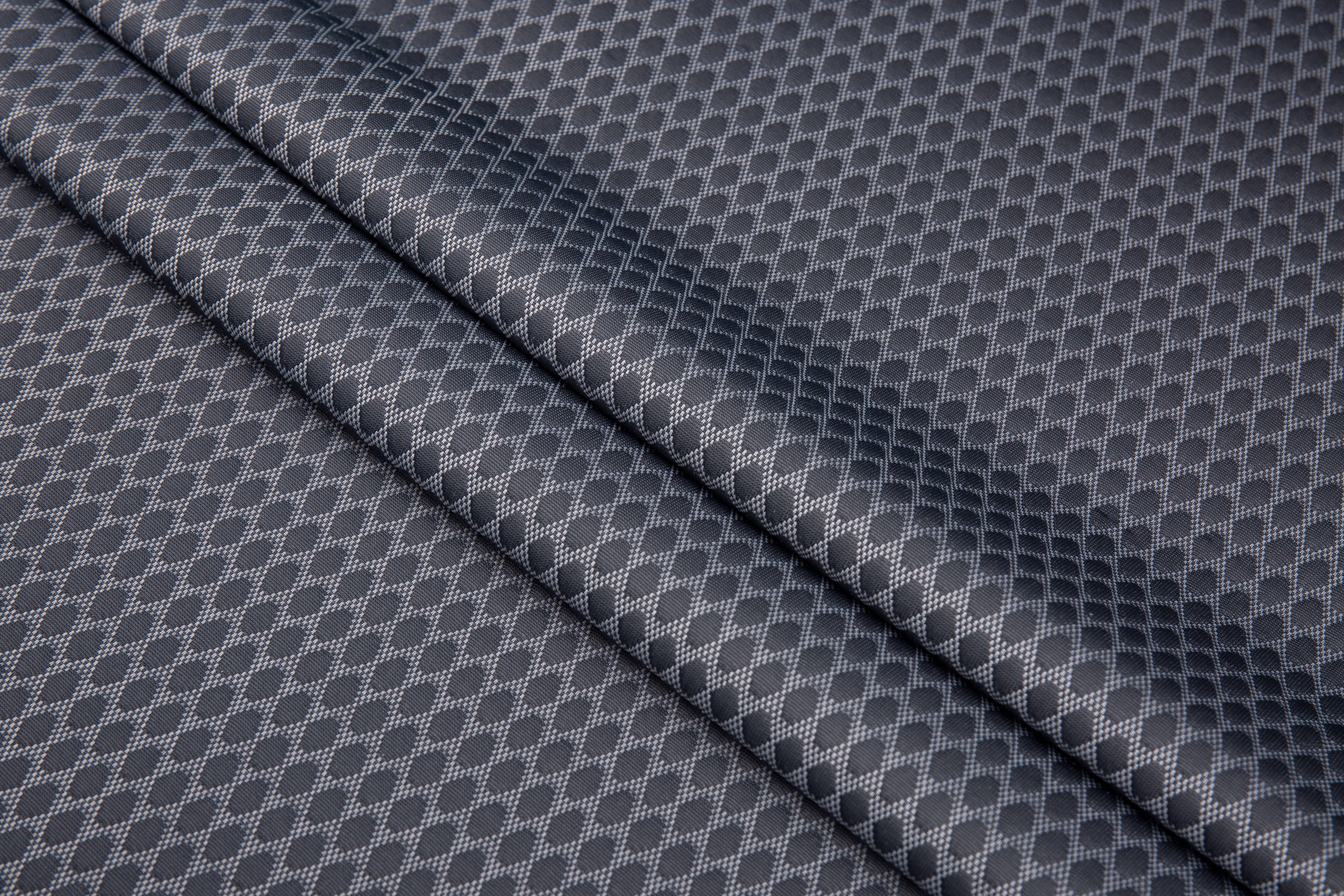 Knitted jacquard polyester mattress fabric